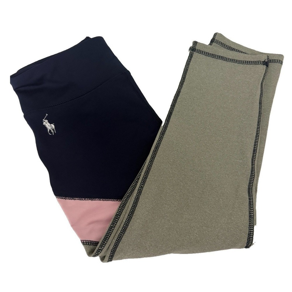 Polo Ralph Lauren Girls color-block performance leggings Size M (8-10) New